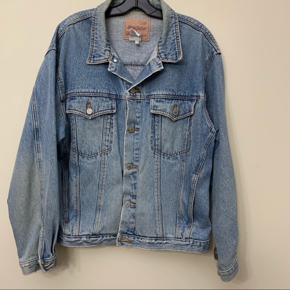 Buffalo David Bitton Other - 90’s Trucker Boyfriend Jacket,Men Large Unisex ,Vintage Buffalo Jeanswear Denim